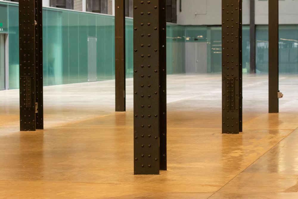 Metallic floors